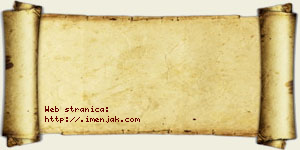 Gala Trišović vizit kartica